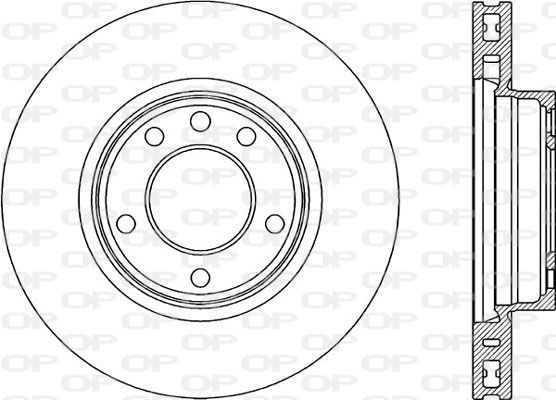 OPEN PARTS Тормозной диск BDR2300.20